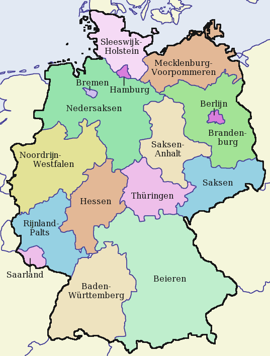 Duitsland-met-deelstaten